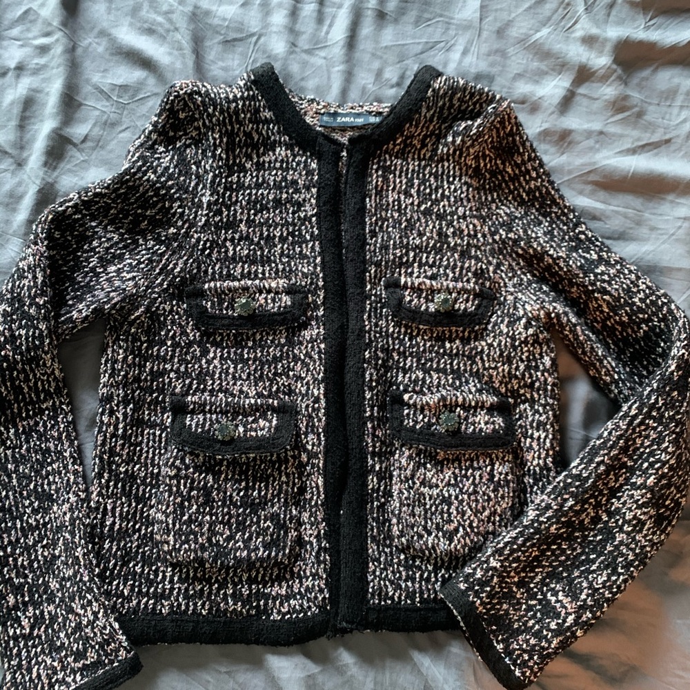 Zara Knitwear Blazer